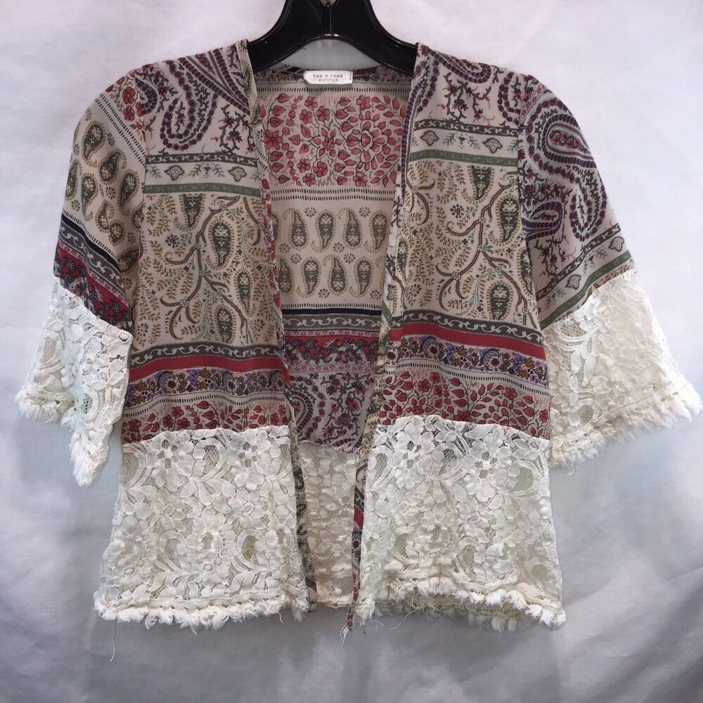 Tea n Rose Girls Cardigan - Size Medium. D15